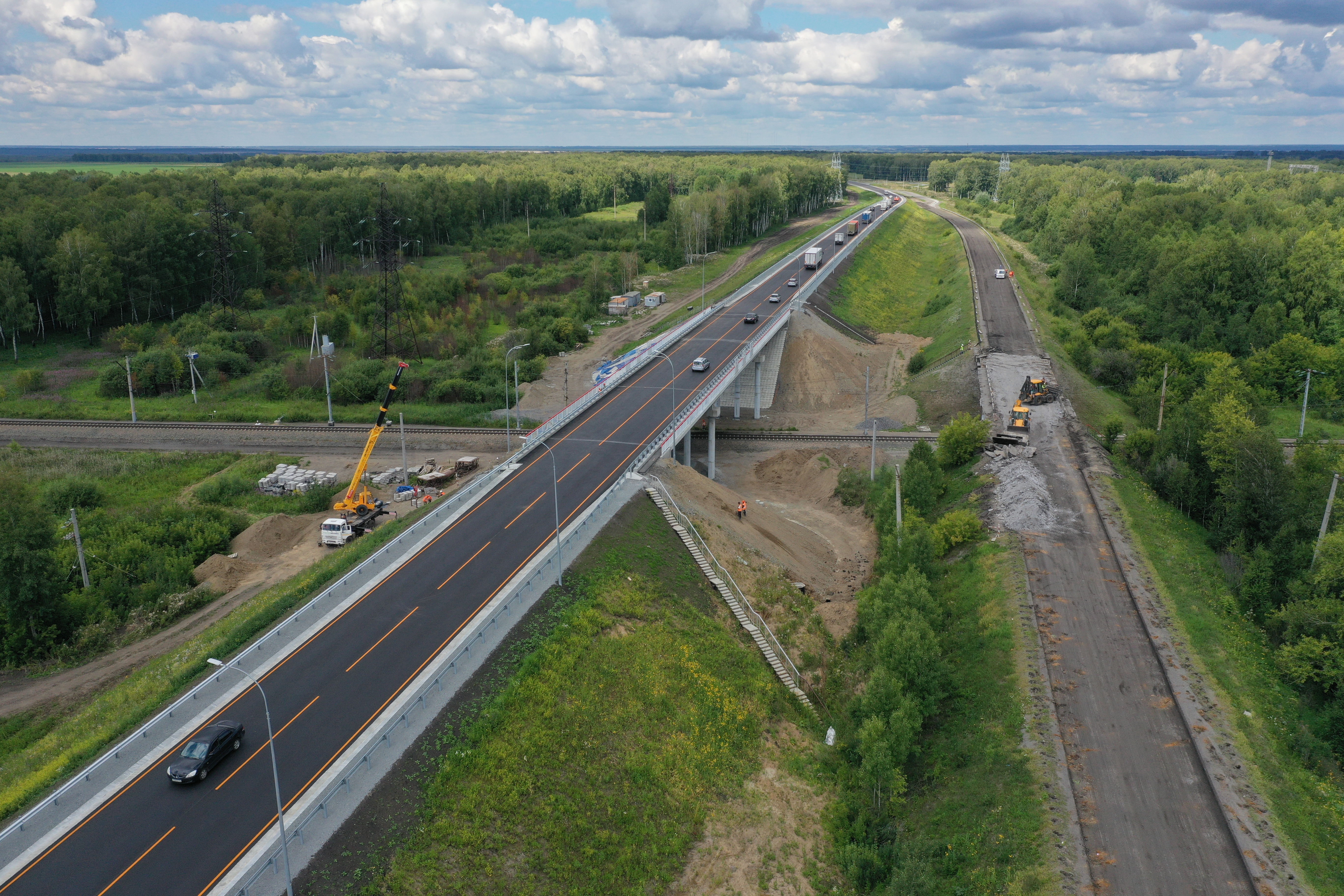 Открыто движение на участке реконструкции трассы Р-255 в Кузбассе