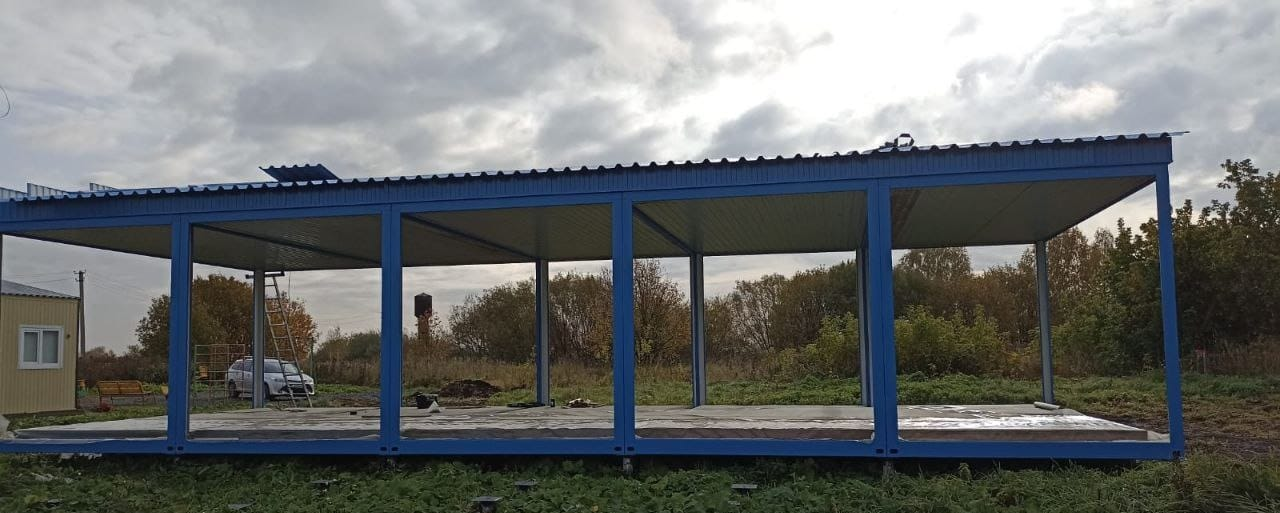 Установка современного ФАПа в п. Черемушки