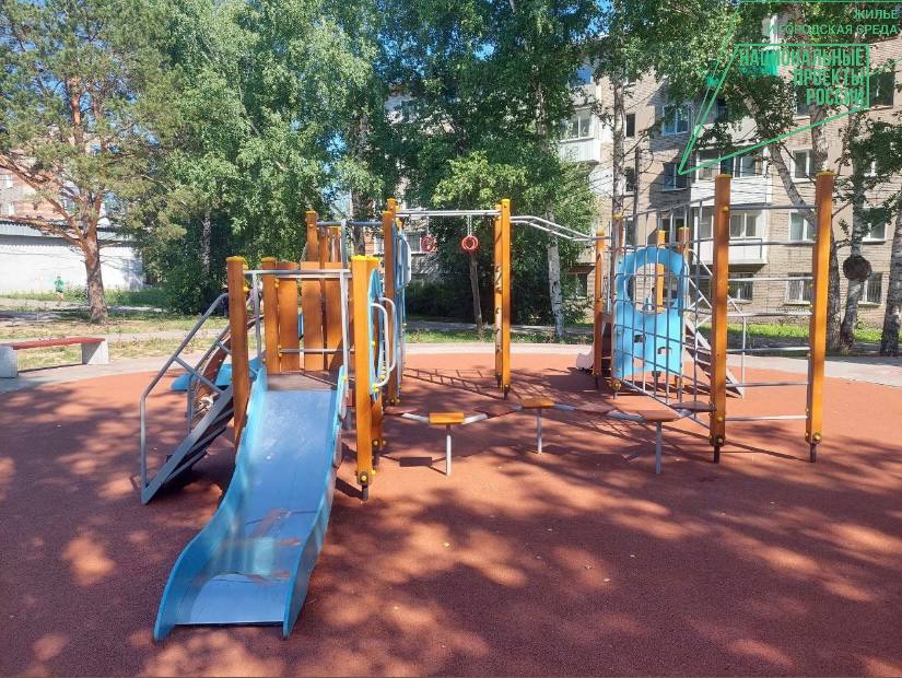 В Тайге состоялось торжественное завершение работы по благоустройству сквера