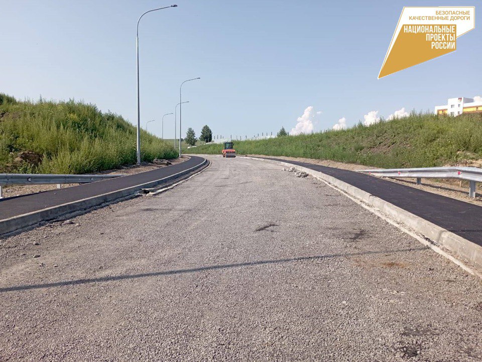Строительство улично-дорожной сети в 24 квартале Новоильинского района Новокузнецка на стадии завершения