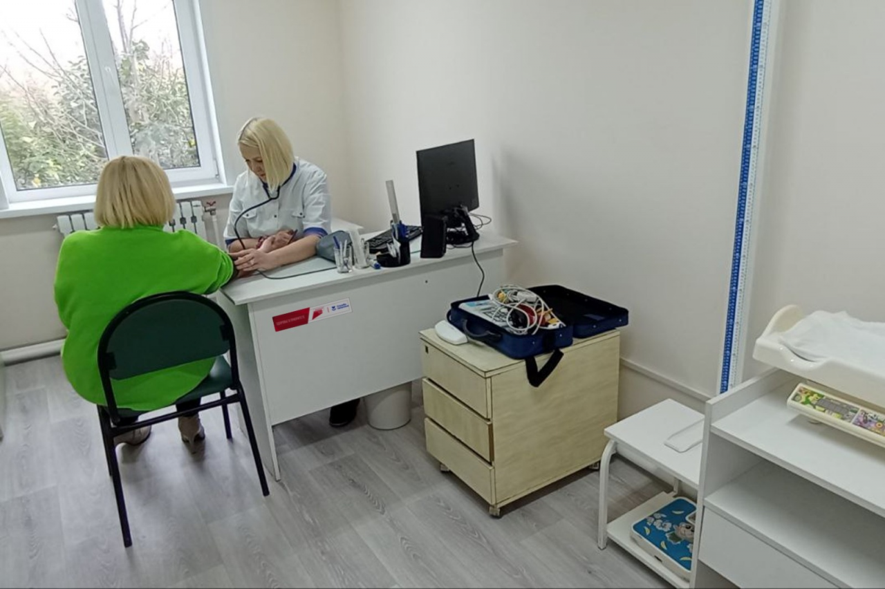 Обновленный ФАП деревни Красная Тайга принимает пациентов
